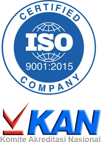 iso 9001 akreditasi kan badge